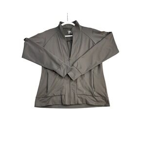 Columbia Full Zip Jacket Women's Medium Gray Omni‎ Shade Athletic Track Jacket
